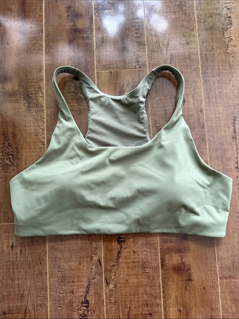 lululemon athletica Bay Leaf Green Racerback Sports Bra